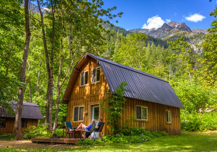 Stehekin Valley Ranch cabin for rent North Cascades Washington