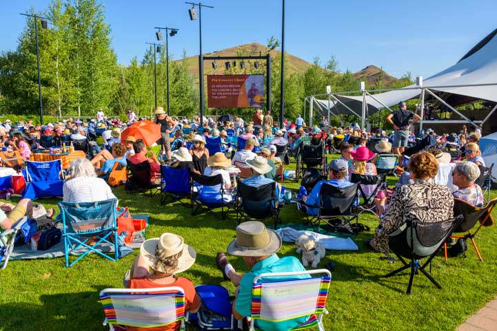 Sun Valley Symphony Lawn Party at Sun Valley Pavillion in Idaho
