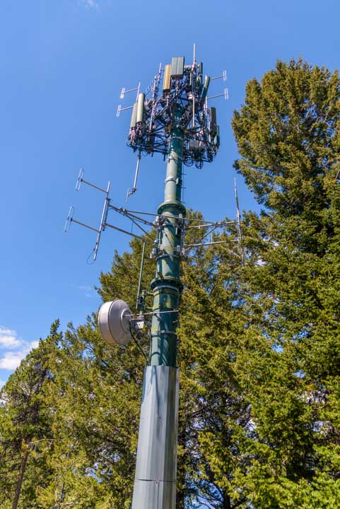 Wifi tower at Signal Mountain Grand Teton National Park Wyoming