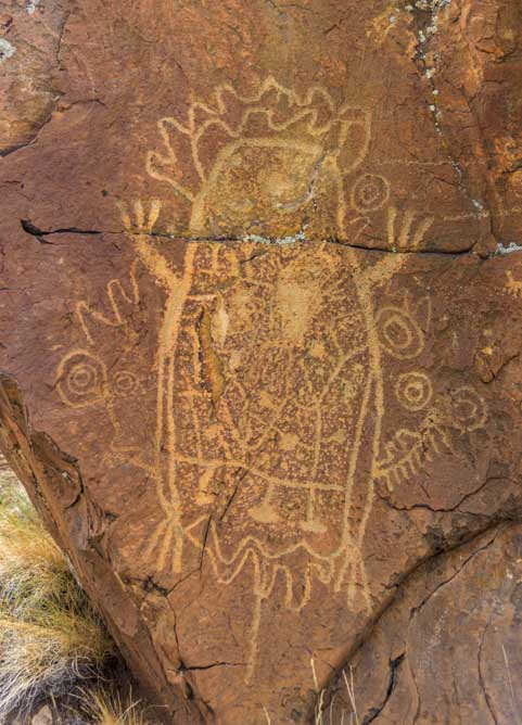 Petroglyph in Wyoming