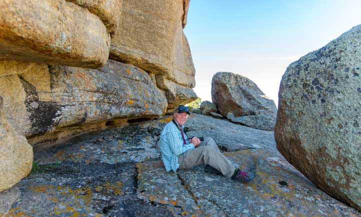 Photographer at Split Rock Overlook Wyoming