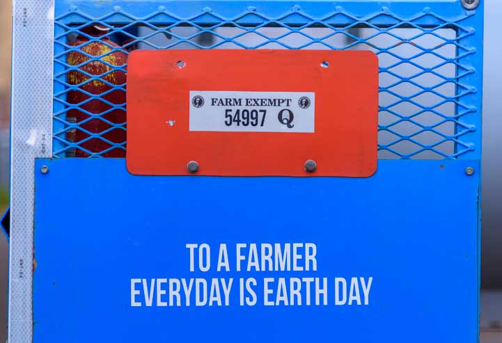 Farmer Earth Day Pomeroy Washington