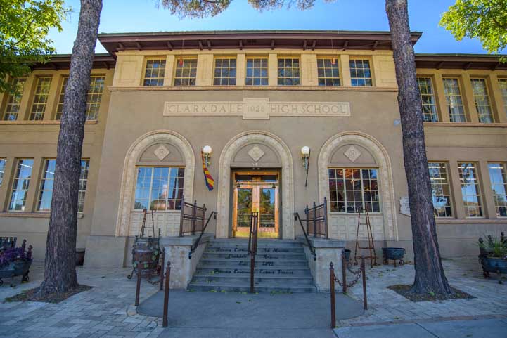 Clarkdale High School now the Copper Museum in Clarkdale Arizona