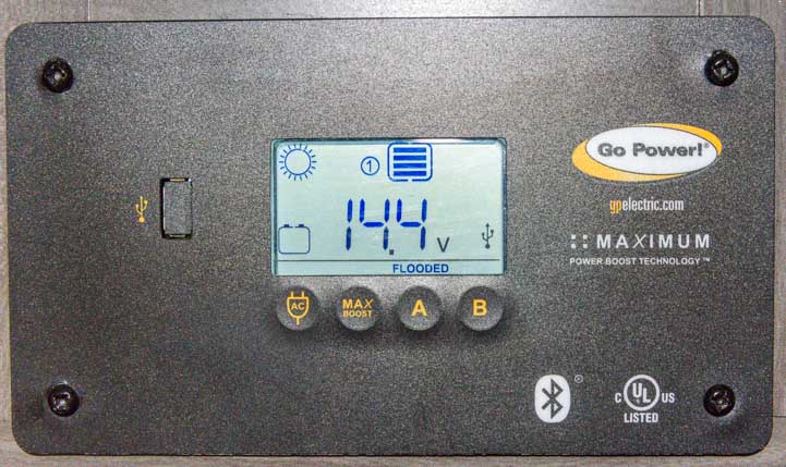 Go Power 30 amp PWM solar charge controller