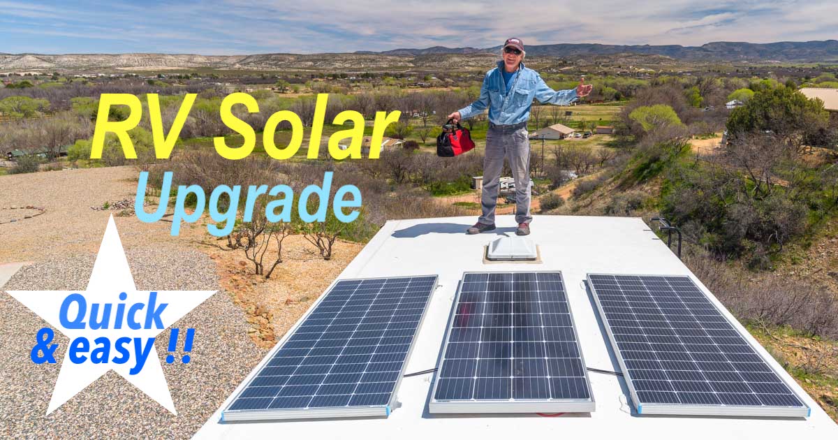 RV Solar Upgrade - CHEAP & EASY with Go Power + Renogy