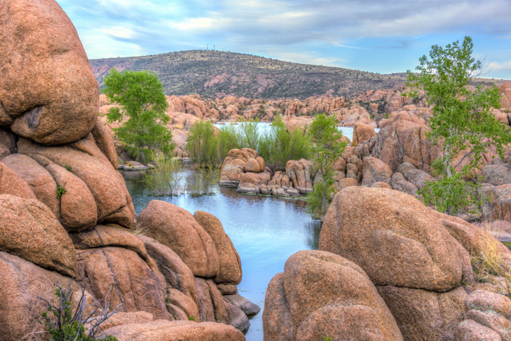 Granite Dells at Watson Lake near Prescott AZ