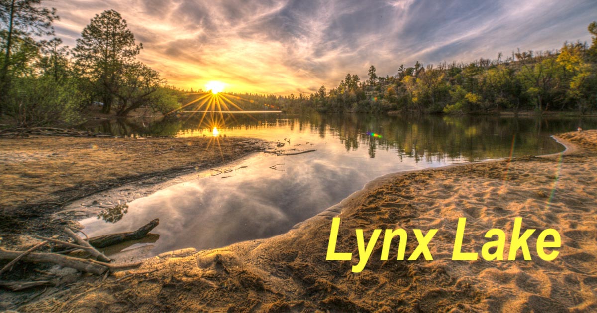 Lynx Lake Arizona sunset