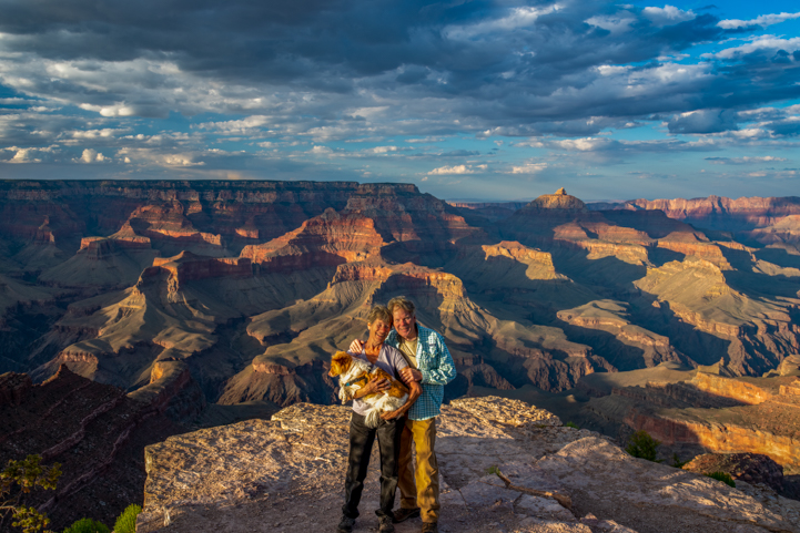 Shoshone Point Overlook at Grand Canyon National Park is great for selfies
