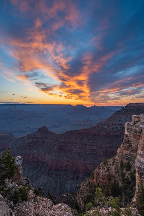 Sunrise at Mather Point in Grand Canyon National Park