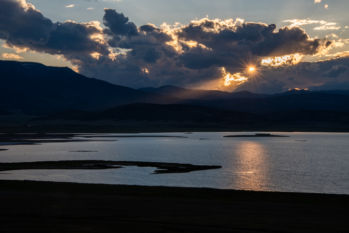Sunset at Antero Reservoir Colorado