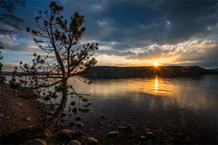 Sunset at Lake Granby Colorado