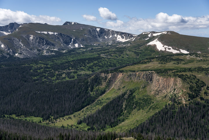 Trail Ridge Road Views at Rocky Mountain National Park Colorado