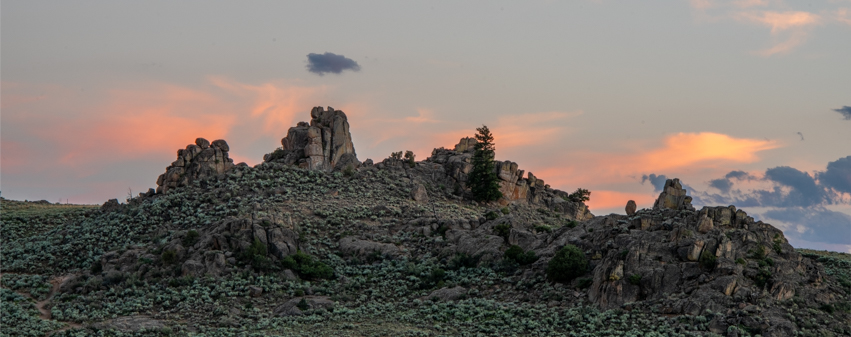 Sunset at Hartman Rocks Colorado