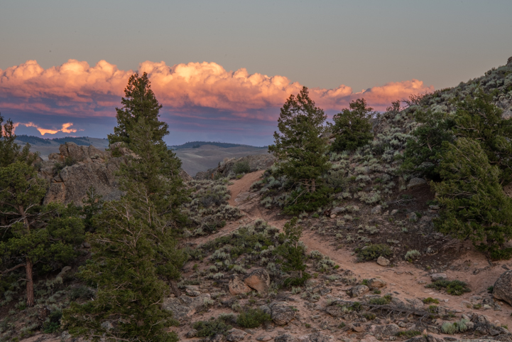 Hking Trail at Hartman Rocks Colorado
