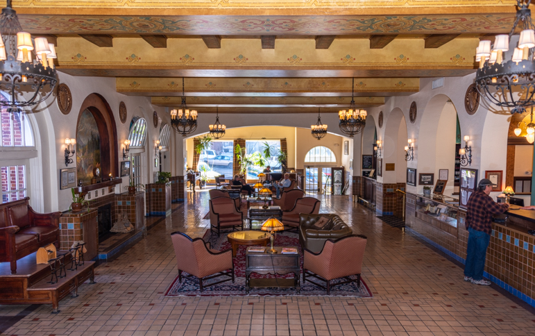 Hassayampa Inn lobby in Prescott Arizona
