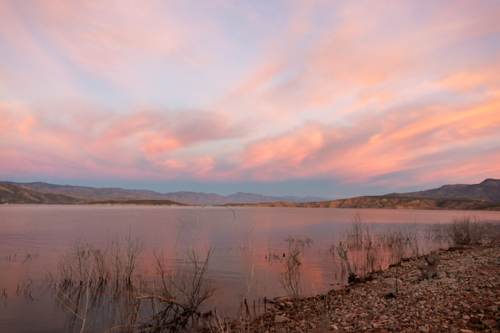 Sunrise Windy Hill Campground at Roosevelt Lake Arizona