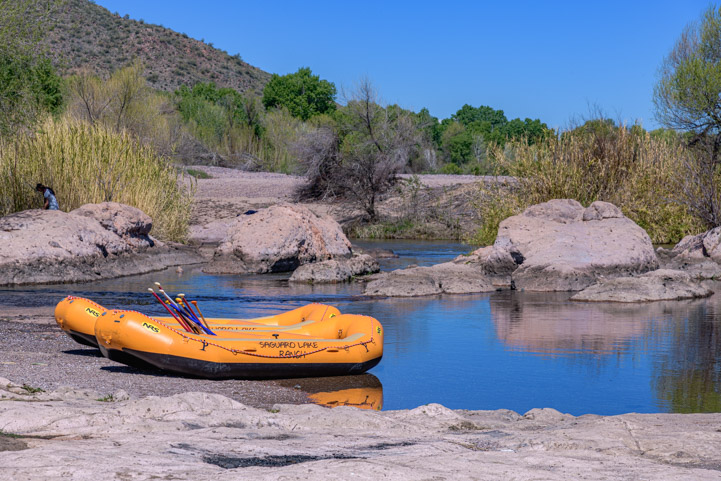 Rafting in the Lower Salt River Arizona
