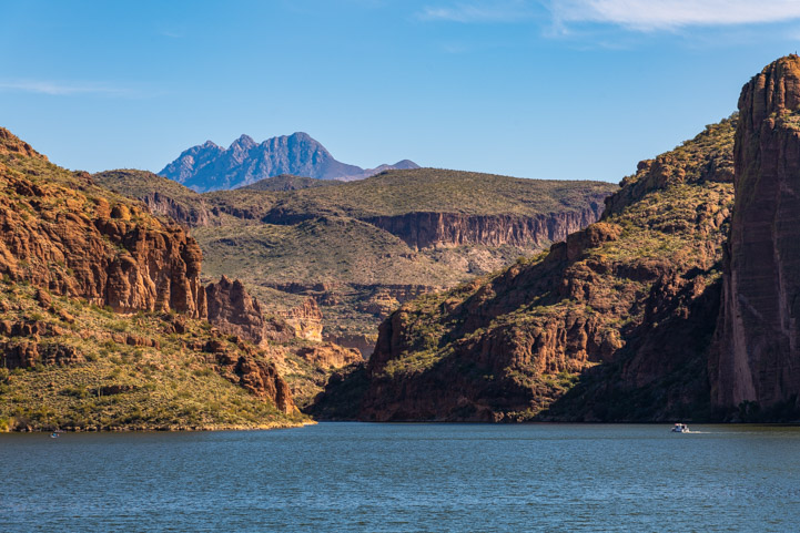 Canyon Lake on the Apache Trail in Arizona
