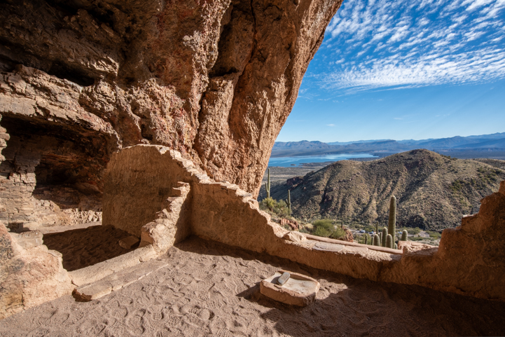 Tonto National Monument cliff dwellings Arizona
