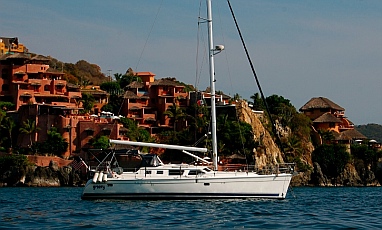 One of the finest anchorages in Pacific Mexico isin Zihuatanejo, Mexico -  s/v Groovy.