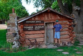 Ebenezer Bryce's cabin in Tropic, Utah.