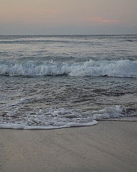 Ocean waves at Playa Ixtapa, Mexico.