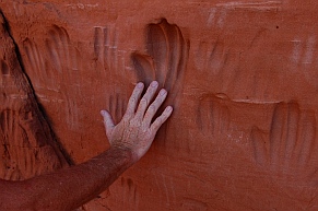 Soft sandstone at Kodachrome State Park, Utah